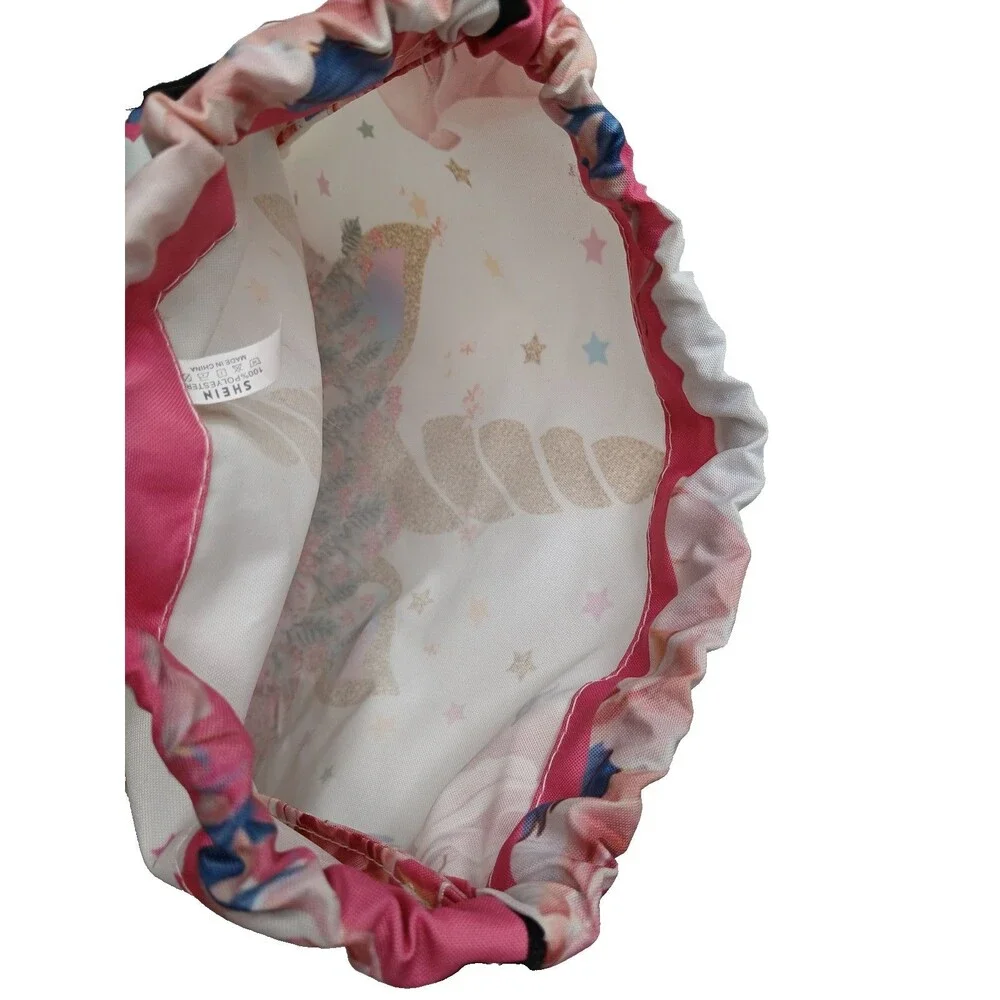 Unicorn Bag Drawstring Backpack New Without Tags